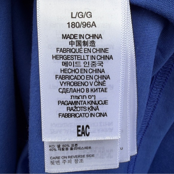 Marmot Mountain Works Leaning Marty Bear Graphic T Shirt Mens Large Blue Fun Tee - Picture 6 of 7